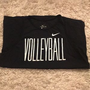 Black and white VOLLEYBALL Nike tank top